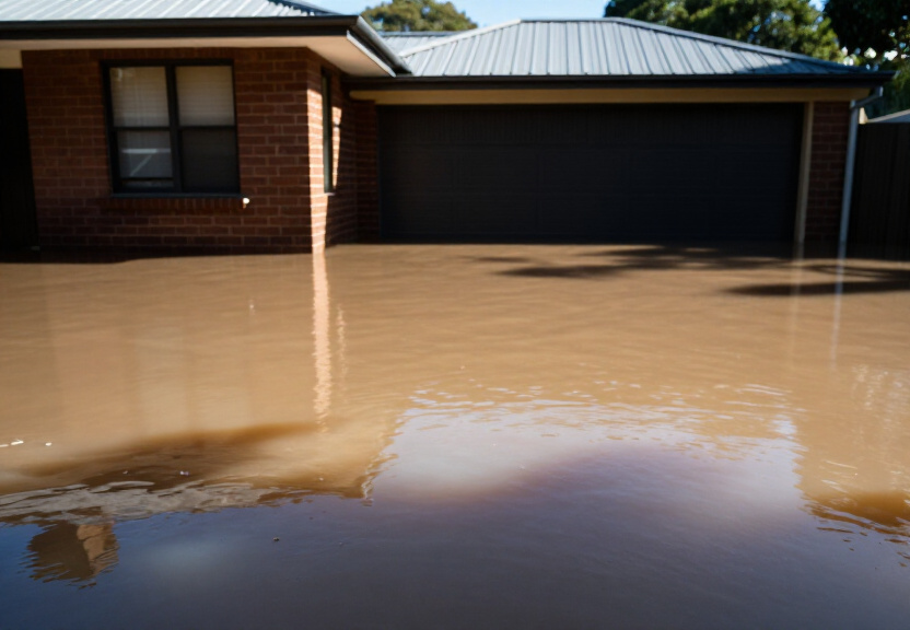 Before and After Flood Cleanup in Kogarah